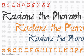 Raslani the Pharaoh Font