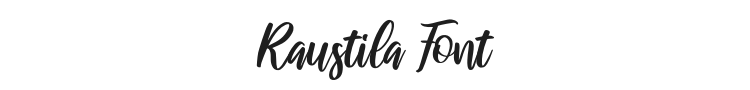 Raustila Font Preview