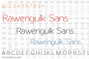 Rawengulk Sans Font