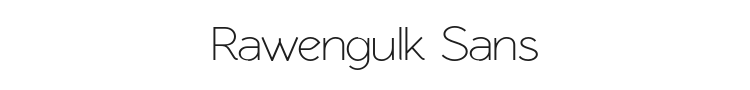 Rawengulk Sans Font