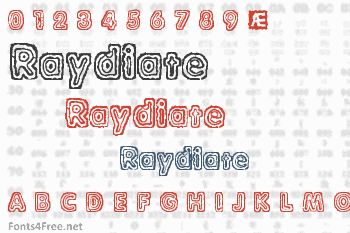 Raydiate Font