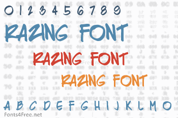 Razing Font