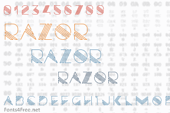 Razor Font