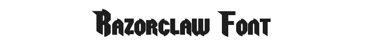Razorclaw Font Preview