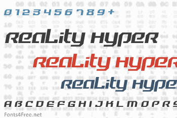 Reality Hyper Font