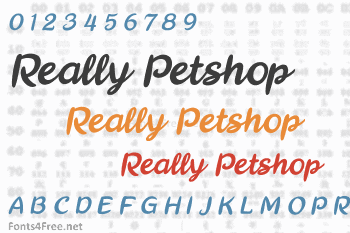 Really Petshop Font