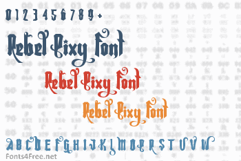 Rebel Pixy Font