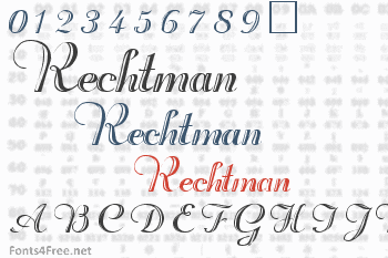 Rechtman Font