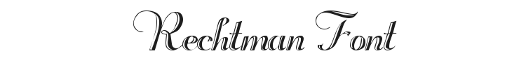 Rechtman Font Preview