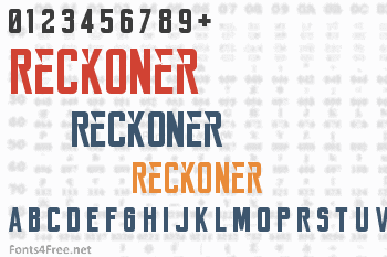 Reckoner Font