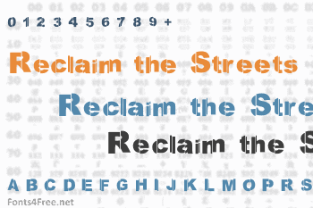 Reclaim the Streets Font