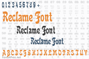 Reclame Font