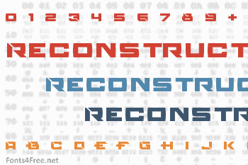 Reconstruct Font