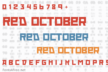 Red October Font