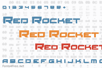 Red Rocket Font