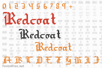 Redcoat Font