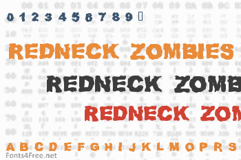 Redneck Zombies Font