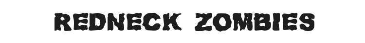 Redneck Zombies Font Preview