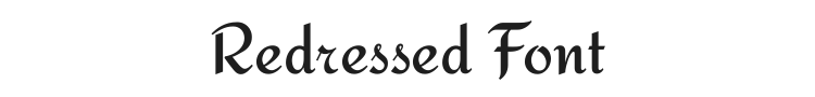 Redressed Font