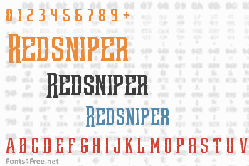 Redsniper Font