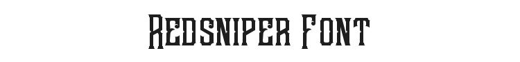 Redsniper Font Preview