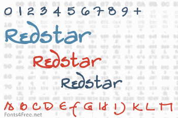 Redstar Font