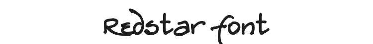 Redstar Font Preview