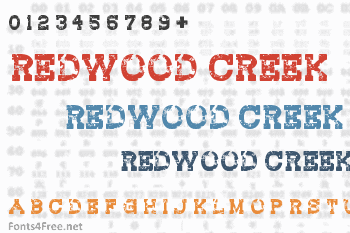 Redwood Creek Font