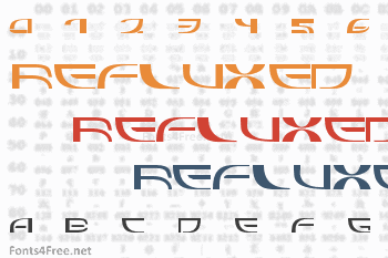 Refluxed Font