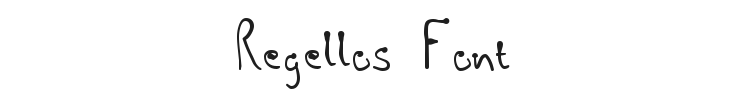 Regellos Font Preview