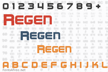 Regen Font