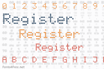 Register Font