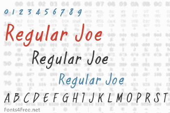 Regular Joe Font