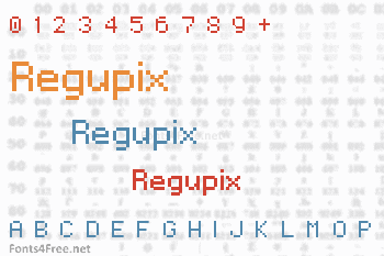 Regupix Font