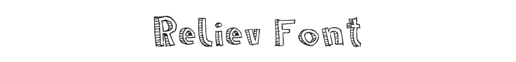 Reliev Font Preview