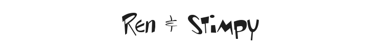 Ren & Stimpy Font Preview