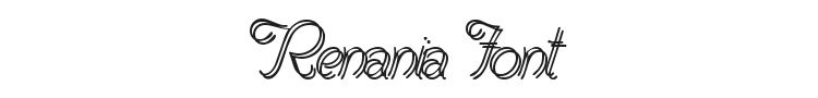 Renania Font Preview