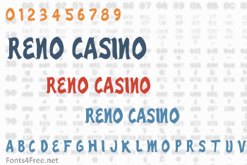 Reno Casino Font