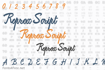 ReproxScript Font