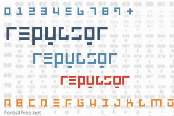 Repulsor Font