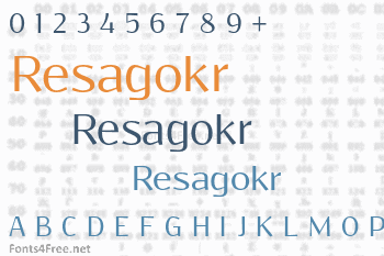 Resagokr Font