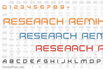 Research Remix Font