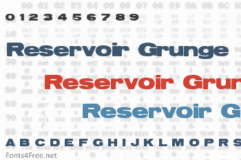 Reservoir Grunge Font