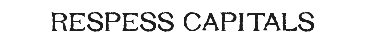 Respess Capitals Font