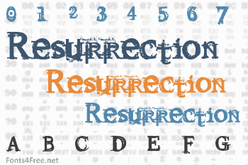 Resurrection Font