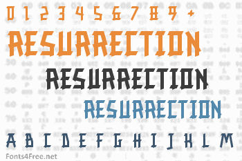 Resurrection Font