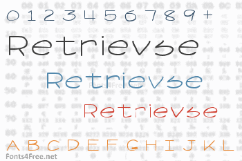 Retrievse Font