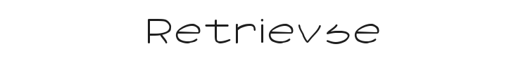 Retrievse Font