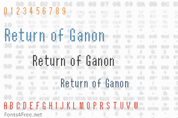 Return of Ganon Font