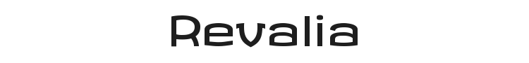 Revalia Font Preview